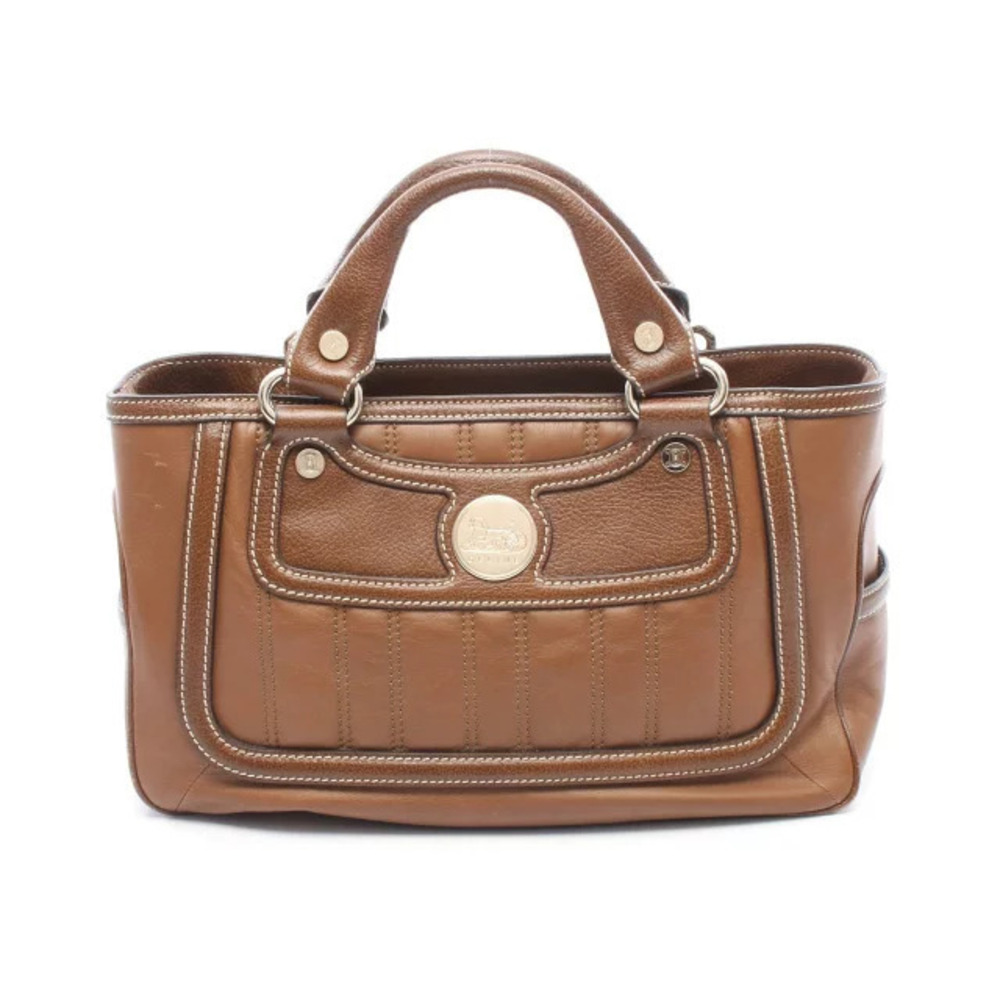 Celine Boogie Bag Handbag Leather Brown